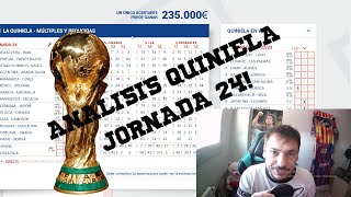 La QUINIELA del MUNDIAL La Quiniela de la jornada 24 [upl. by Naujid]