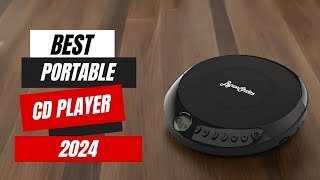 Best Portable CD Player  Top 5 Picks for You [upl. by Ysteb]