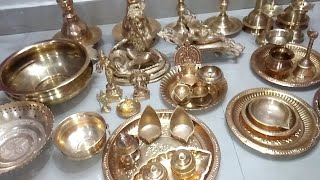 Easy way to clean Brass पीतल  and copper ताम्बा Super quick way to clean brass and copper [upl. by Louie]