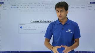 MS Word  Convert pdf to Word [upl. by Romney]