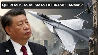 PAIS AVANÇA EM EQUIPAMENTOS BR E LEVA CHINA A LOUCURA ATÉ 40 GRIPENS GUARANI 6X6 A29 WARquot [upl. by Ayotel]