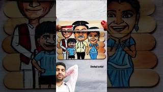 Taarak Mehta Ka Ooltah Chashmah printing drowning on youtube video shortvideos tmkoc drawing [upl. by Trocki354]