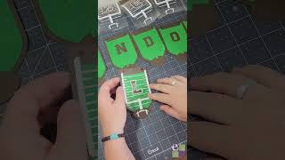 Football Themed Birthday Banner  Cricut Easy Press Mini [upl. by Pembroke]