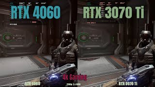 RTX 4060 vs RTX 3070Ti  4k gaming [upl. by Julee]