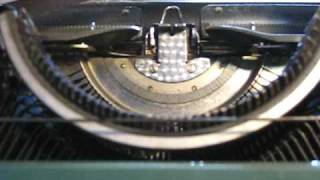 How to put a new ribbon into a typewriter [upl. by Aicelf]