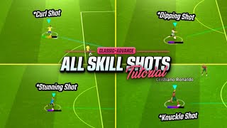 eFootball 2024 Mobile  All Skill Shots Tutorial Classic  Advance Control [upl. by Nawtna843]