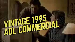 AOL commercial from 1995  quotI can even send email on the internetquot [upl. by Eserrehs]