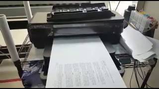 HP Printer Officejet 7110 7612 7510 duplexer [upl. by Eilram561]