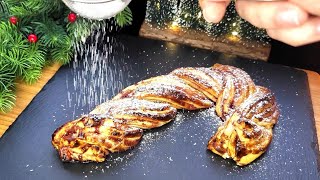 Geniales Rezept aus Blätterteig  Weihnachtsbäckerei Schnell einfach amp lecker Knusprig [upl. by Won]