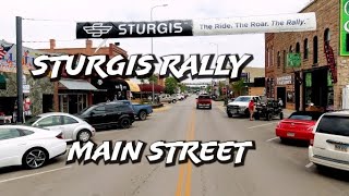 STURGIS UPDATE MAIN STREET RIDE  INDIAN MOTORCYCLES  GOOD RESTAURANT 4K [upl. by Nosaj]