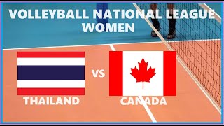 THAILAND vs CANADA  Volleyball Nations League Women 2024  LIVE SCORE [upl. by Chantalle]