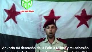 Deserción del policía militar Ahmad Abd Alrahman [upl. by Sherry]