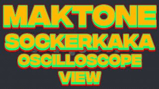 Maktone  Sockerkaka Oscilloscope View [upl. by Scheers613]