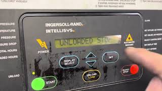 Ingersoll Rand Intellisys Controller 39817655 SSR 15  100 HP [upl. by Hortensa]