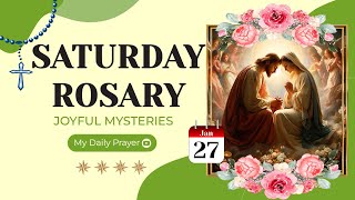 TODAY HOLY ROSARY JOYFUL MYSTERIES ROSARY SATURDAY🌹JANUARY 27 2024 🌹 NEW YEAR PRAYER 2024 [upl. by Dot]