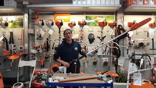 Stihls FS91R Loop Handle bruschutter VS Stihl Kombi [upl. by Cahn421]