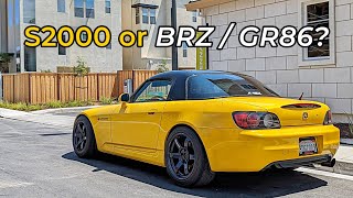 Should You Buy a Honda S2000 Over a New BRZ or GR86 [upl. by Lyrehc]