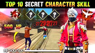 Secret 500 Unlimited HP Character Combination 😱  Best Character Combination  Free Fire [upl. by Emmalynn]