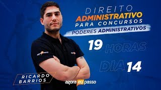 Poderes Administrativos  Direito Administrativo para Concursos  Prof Ricardo Barrios  AEP [upl. by Nimoynib]