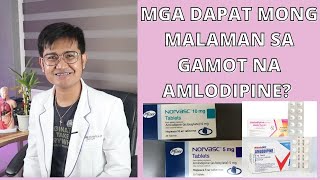 GAMOT NA AMLODIPINE AT MGA DAPAT MALAMAN  RENZ MARION [upl. by Hayton]