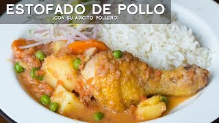 COMO PREPARAR ESTOFADO DE POLLO FÁCIL Y RÁPIDO  COMIDA PERUANA  ACOMERPE [upl. by Pain59]