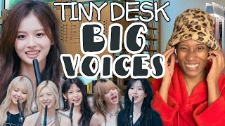 NMIXX Reaction  Tiny Desk BIG Voices [upl. by Vihs]