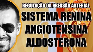 Sistema ReninaAngiotensinaAldosterona Regulação da pressão arterial  Anatomia  VideoAula 032 [upl. by Ozen]