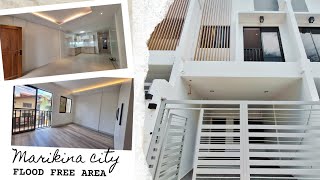 Tour198 Brand New Townhouse for Sale Inside a Peaceful Village in Marikina Heights [upl. by Boswall]