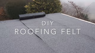 DIY Bitumen roofing felt [upl. by Enamrahc]