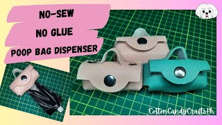 Stitchless Pet Poop Bag Dispenser using Cricut [upl. by Scotney]