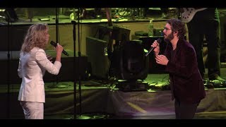 Josh Groban and Jennifer Nettles  99 Years Official Live from Madison Square Garden [upl. by Ahseena]