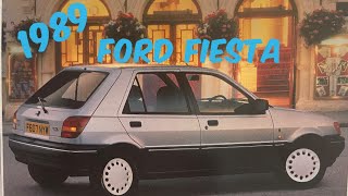 Ford Fiesta 1989 brochure review  Ford Friday  Ford Car Reviews [upl. by Dannica]