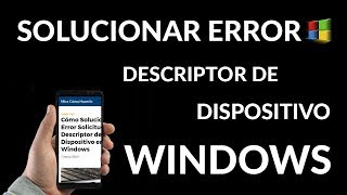 ¿Cómo Solucionar el Error Solicitud de Descriptor en Windows [upl. by Iahcedrom452]