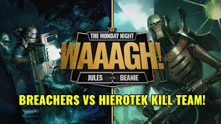 ERROR 4040K Kill Team Battle Report Necron Hierotek Vs Navy Breachers [upl. by Sells]