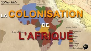 LA COLONISATION DE LAFRIQUE en cartes [upl. by Nottap]