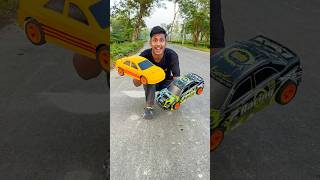 Yellow TS Super car vs SD Remote Control car [upl. by Fritts]