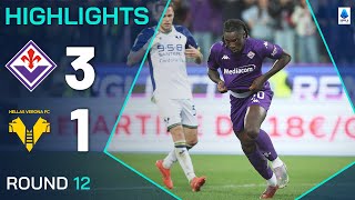 FIORENTINAVERONA 31  HIGHLIGHTS  Kean hattrick for the Viola  Serie A 202425 [upl. by Ahsinac565]