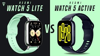 Redmi Watch 5 Lite VS Redmi Watch 5 Active [upl. by Vinnie]