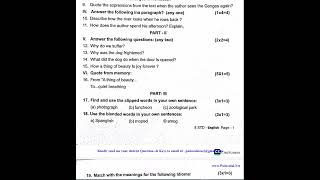 8th English 2nd Mid Term Test 2022 Original Question Paper Tirupattur District [upl. by Chenee582]