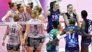 ALL quotMEGA RALLYquot of the match Conegliano  Milano  Lega Volley Femminile 202324 [upl. by Magee189]