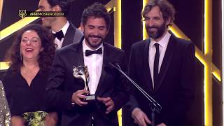 PREMIOS FEROZ 2019 Arde Madrid recoge el premio a la mejor serie de comedia [upl. by Bannon557]