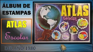 ÁLBUM DE ESTAMPAS ATLAS ESCOLAR DE 1980 [upl. by Niu541]