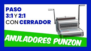 📒 Encuadernadora manual de wireo PMA S310S210 con ANULADOR DE PUNZONES Y cerrador [upl. by Marcela]