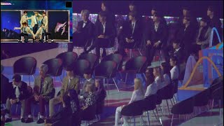 191116 Idols Reaction to TXT 투모로우바이투게더 Crown amp Run Away  VLIVE AWARD VHEARTBEAT [upl. by Firman]