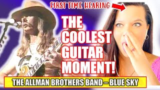 LIVE PERFORMANCE MASTERCLASS 🚨 THE ALLMAN BROTHERS BAND REACTION  BLUE SKY  First Time Reaction [upl. by Geithner647]