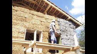 Kuća od slame straw bale house Vrmdža [upl. by Eizzil]