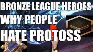 BRONZE LEAGUE HEROES 77  Dirty Cheesy Protoss  Jahkra v NoobfromAU [upl. by Jolyn]