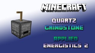 Quartz Grindstone 📀 Minecraft Applied Energistics Tutorial 📀 Deutsch  German 📀 Minecraft [upl. by Kammerer652]