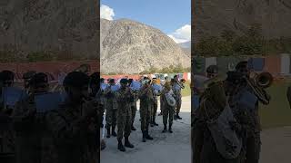 Pakistan army brass band performance 1 November jashan azadi gilgit baltistan prade [upl. by Dukey]