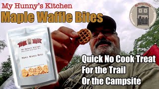 MHK Waffle Bites  A quick no cook breakfast item for the trail or the campsite [upl. by Nylicaj]